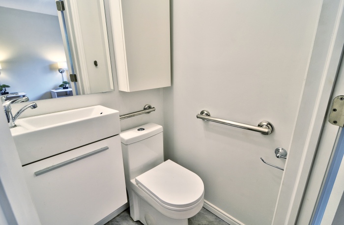 bathroom image showing had rails